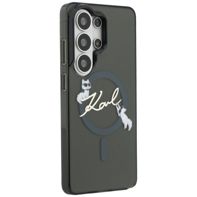 Case Karl Lagerfeld IML KC Script        MagSafe for Samsung Galaxy S26 Ultra black - imagine 5