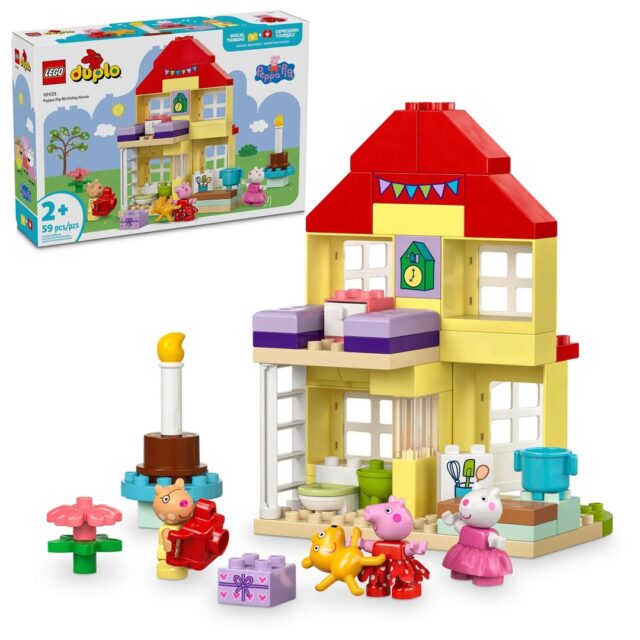 LEGO DUPLO 10433 Peppa Pig Birthday House - imagine 3
