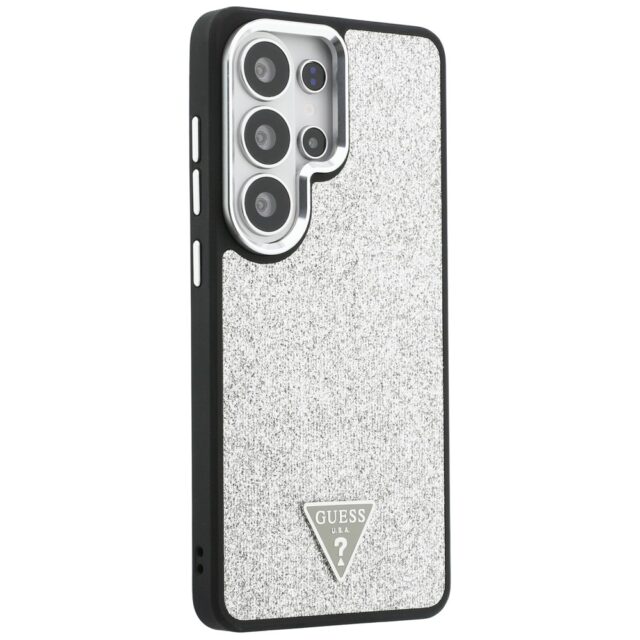 Case Guess Fixed Glitter Triangle        MagSafe for Samsung Galaxy S26 Ultra silver - imagine 4