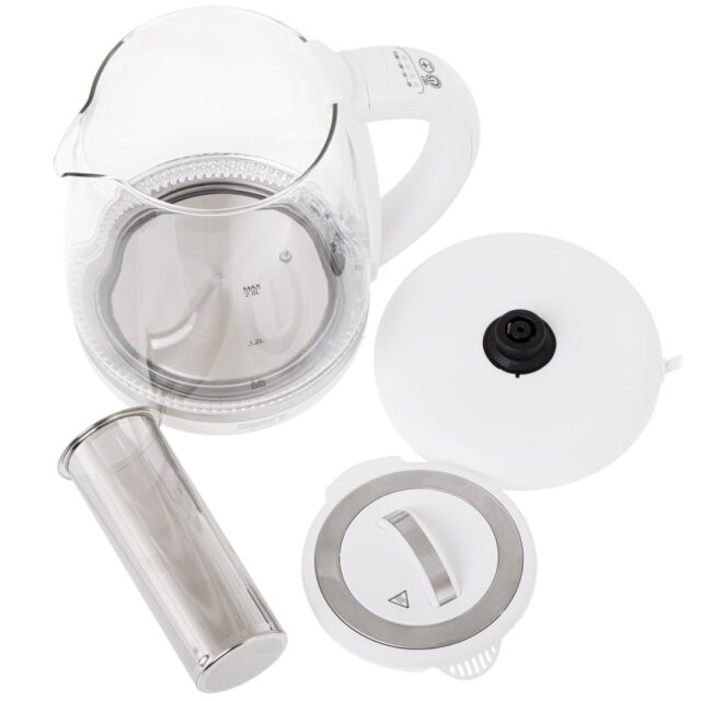 CAMRY CR 1290w electric kettle  white - imagine 6
