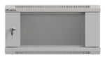 Wall-mount 19  4U 540X350 glass door grey rack cab - imagine 3