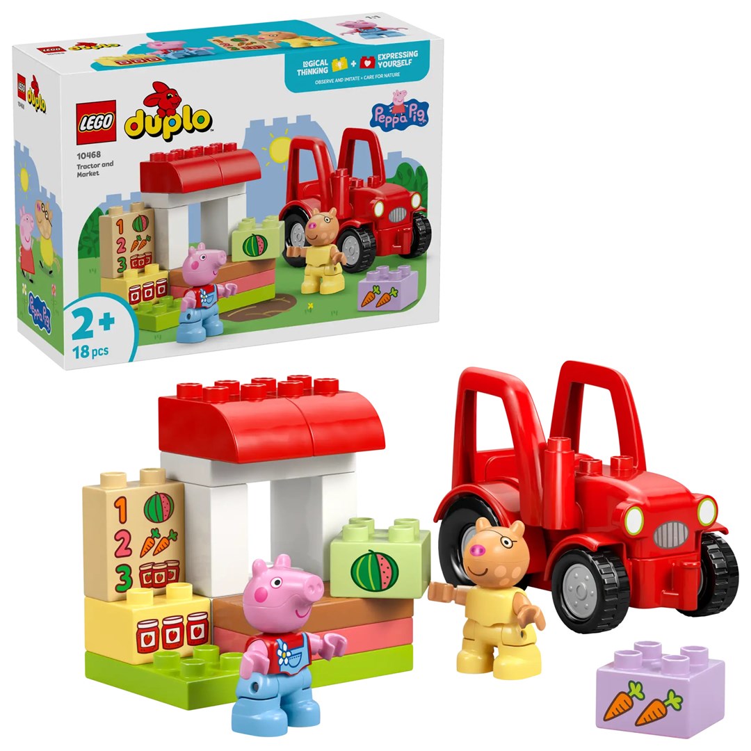 cps-296fb480ed99f5dba8b5326611039b8f-2026-03-26-17-57-09 LEGO DUPLO 10468 Peppa Pig - Tractor and Market - imagine 1
