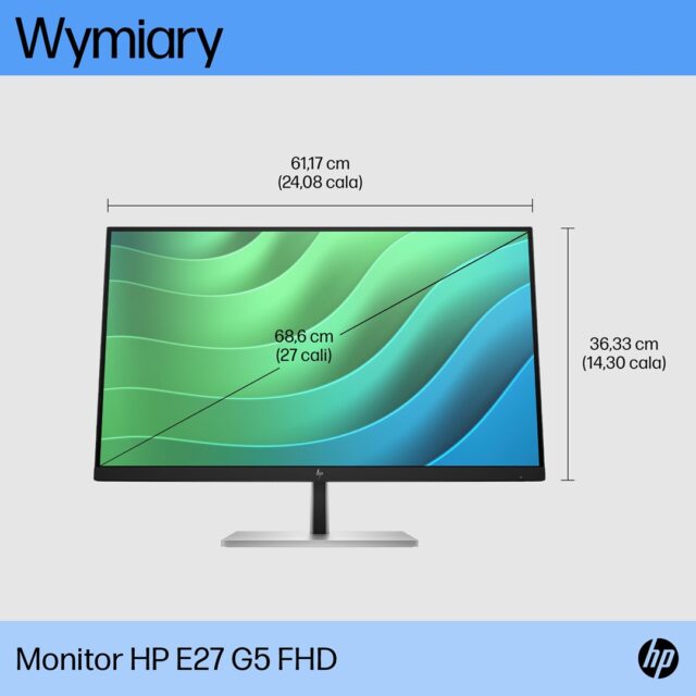 HP E27 G5 68.6 cm (27 ) 1920 x 1080 pixels Full HD LED Black - imagine 6