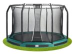 Trampoline Premium Ground Combo 366 cm green