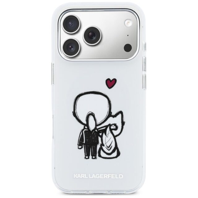 Etui Karl Lagerfeld Karl & Choupette      Back MagSafe do iPhone 17 Pro Max przezroczysty - imagine 3