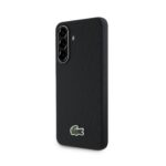 Case Lacoste Iconic Petit Pique Woven Logo for Samsung Galaxy A56 black - imagine 8