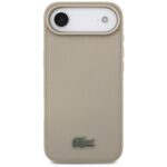 Case Lacoste Petit Pique Lacquer Logo MagSafe for iPhone Air taupe - imagine 3