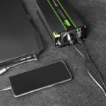 Qoltec Monolith power adapter/inverter Auto 1200 W Black - imagine 2