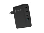 NATEC NUC-2234 mobile device charger Laptop  Smartphone Black AC Fast charging Indoor