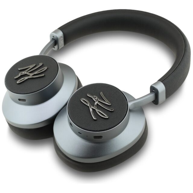 Headphones Karl Lagerfeld Grained Initials Bluetooth ANC black - imagine 3