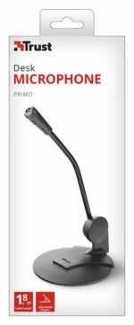 Trust Primo Desk - desk microphone for computer (black) - imagine 3