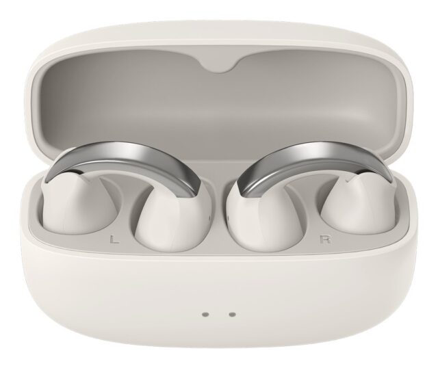 JVC HA-NP1TWU - open-back TWS earcuff headphones  white - imagine 6