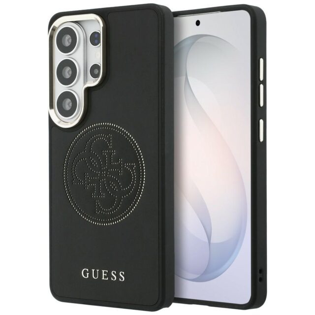 Case Guess Perforated Logo MagSafe for    Samsung Galaxy S26 Ultra black - imagine 2