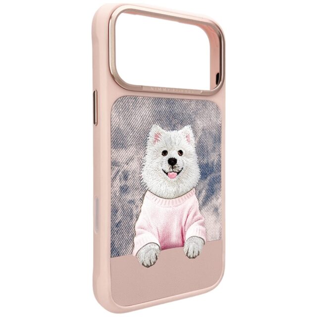 Etui Nimmy Gentle Pets Series Dog         MagSafe do iPhone 17 Pro różowy - imagine 3