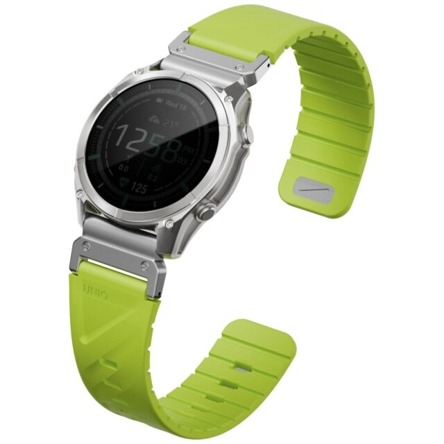 UNIQ Fluo Strap for Garmin 26mm Lime - imagine 4