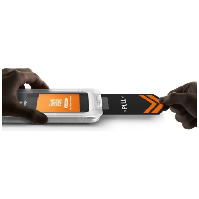 Spigen Glas.TR EZ FIT PRO HD Tempered Glass for Samsung Galaxy S26 Clear 2 pcs. - imagine 8