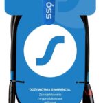 SSQ MIJM1 SS-1813 Cable Jack Stereo 3 5 mm - 2x Jack Mono 6 3 mm 1 m Black