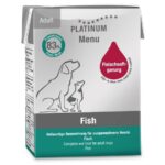 PLATINUM Menu Adult Fish - wet dog food - 185g
