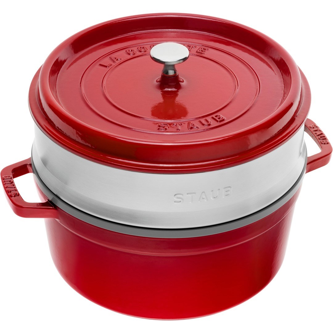 cps-2c2fd88b358654fc891f16930db703c9-2026-03-24-23-34-09 STAUB LA COCOTTE Round cast iron pot with 3.8 ltr cartridge red - imagine 1
