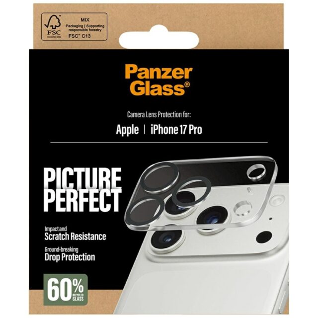 Tempered glass lens protector PanzerGlass  PicturePerfect for iPhone 17 Pro - imagine 4