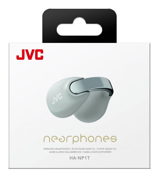 JVC HA-NP1THU - open-back TWS earcuff headphones  grey - imagine 6