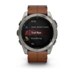 Garmin Fenix 8 3.56 cm (1.4 ) AMOLED 51 mm Digital 454 x 454 pixels Touchscreen Titanium Wi-Fi GPS (satellite) - imagine 2