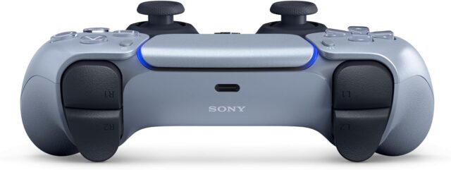 Wireless controller Sony PlayStation 5 DualSense gamepad Sterling Silver - imagine 4