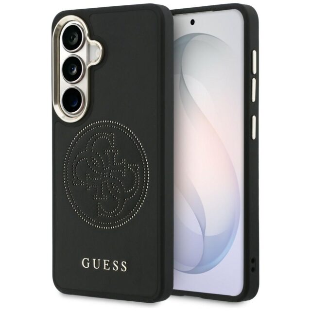 Case Guess Perforated Logo MagSafe for    Samsung Galaxy S26 black - imagine 2