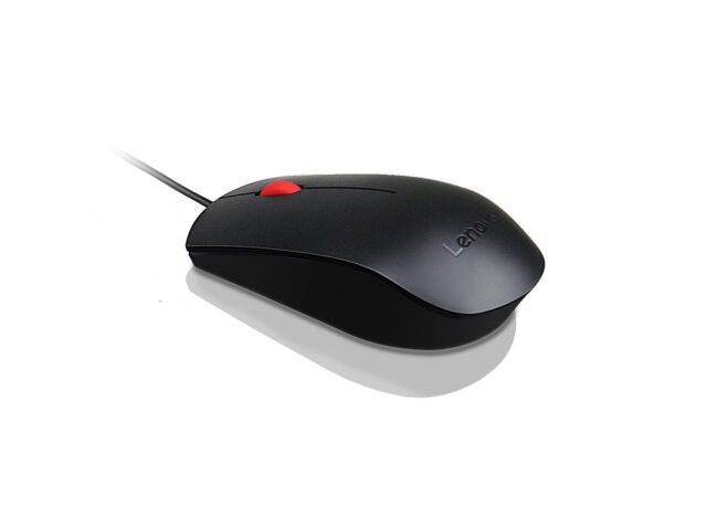 Lenovo 4Y50R20863 mouse Office Ambidextrous USB Type-A Optical 1600 DPI - imagine 3
