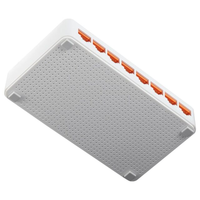 TOTOLINK S808G network switch Gigabit Ethernet (10/100/1000) White - imagine 7