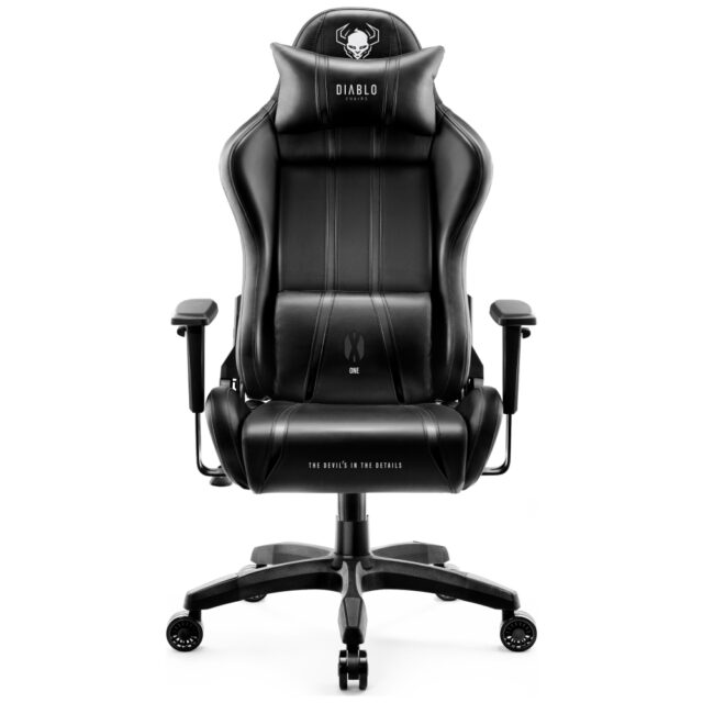 Gaming chair Diablo Chairs X-One 2.0 Normal Size black - imagine 2