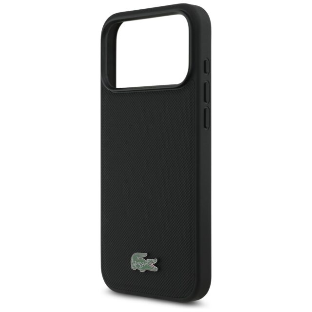 Lacoste Petit Pique Lacquer Logo MagSafe Case for iPhone 17 Pro Max Black - imagine 6