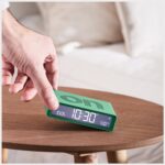 Lexon Flip Classic Two-sided Alarm Clock green LR157V2 - imagine 6