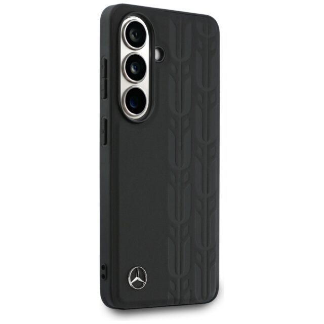 Case Mercedes Laurel Leaves MagSafe for   Samsung Galaxy S26 black - imagine 4