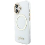 Case Guess IML Script Metal MagSafe for   iPhone 17 transparent - imagine 2