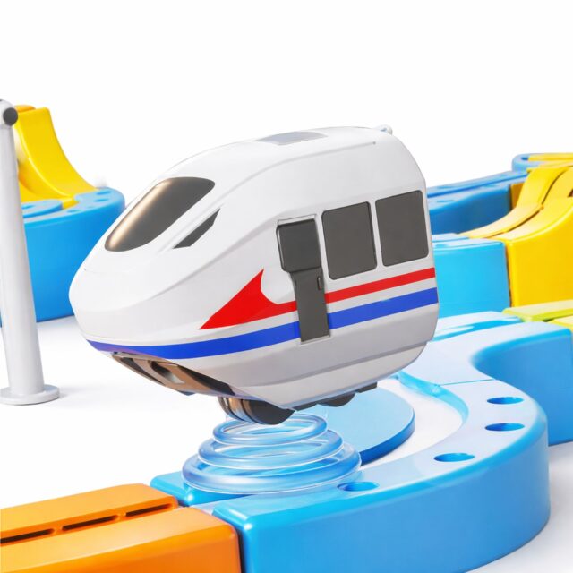 EXTRALINK TOYS ZESTAW TORÓW MAGNETYCZNYCH KOLEJKA MAGNETYCZNA MAGNETIC LEVITATION (150 SZT.) - imagine 5