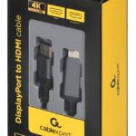 Gembird CC-DP-HDMI-4K-6 video cable adapter 1.8 m DisplayPort HDMI Type A (Standard) Black