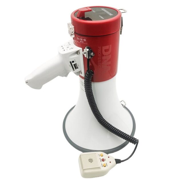 MEGA2 - Megafon  wzmacniacz głosu syrena USB Bluetooth AUX micro SD - imagine 4