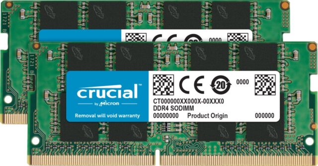 Crucial CT2K16G4SFRA32A memory module 32 GB 2 x 16 GB DDR4 3200 MHz - imagine 2