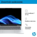 HP OmniBook 7 AI 14-fr0220nw Ultra 5 225U 14 2K OLED 300nits LBL 16GB LPDDR5-7467 SSD512 Intel Graphics Cam 5 Mpx IR 68Wh Win11 Glacial Silver 2Y - imagine 5