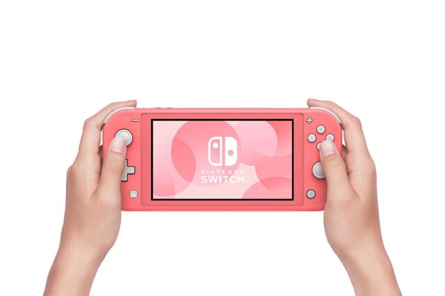 Console Switch Lite Coral 10004208 - imagine 4