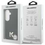 Case Karl Lagerfeld K Metal Logo MagSafe for Samsung Galaxy S26 black - imagine 8