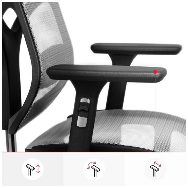 Ergonomic chair Diablo Chairs V-Basic black-gray - imagine 6