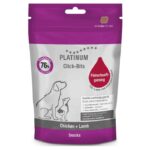 PLATINUM Click-Bits Chicken+Lamb - dog treat - 150g