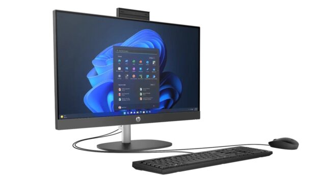 HP ProOne 240 G10 Intel® Core™ i3 i3-N300 60.5 cm (23.8 ) 1920 x 1080 px All-in-One PC 8 GB DDR4-SDRAM 512 GB SSD Windows 11 Pro Wi-Fi 6 (802.11ax) Gray - imagine 2