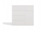 MALWA 1D5S WHITE CHEST OF DRAWERS - imagine 3