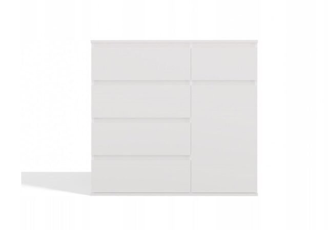 MALWA 1D5S WHITE CHEST OF DRAWERS - imagine 3