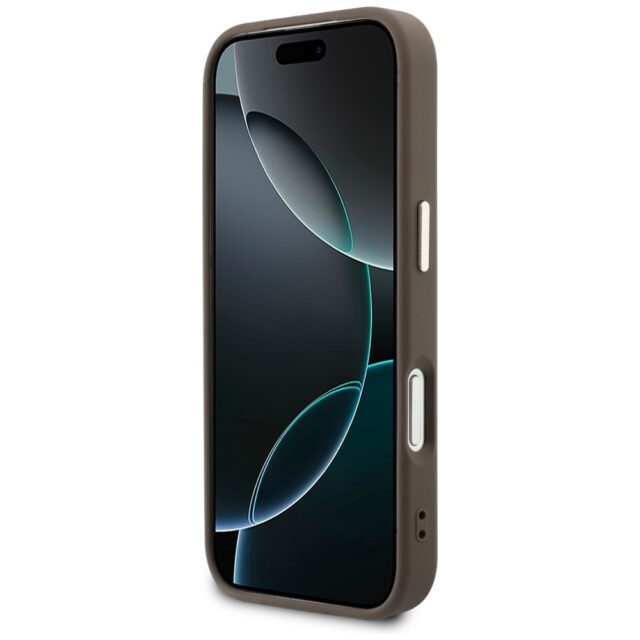 Etui Guess Perforated 4G MagSafe do       iPhone 17 Pro Max brązowy - imagine 5