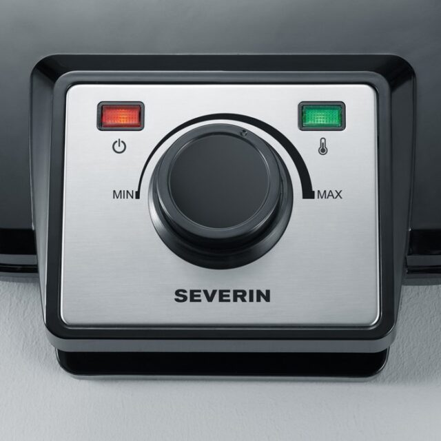 Severin WA 2106 waffle iron 2 waffle(s) 1200 W Black - imagine 4