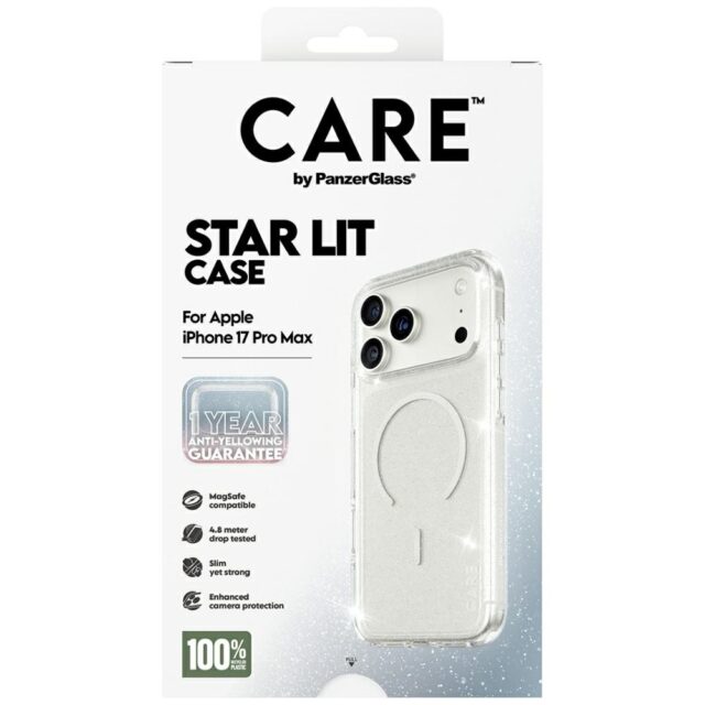 CARE by PanzerGlass Flagship Urban Explorer w. White MagSafe case for iPhone 17 Pro Max Star Lit - imagine 5